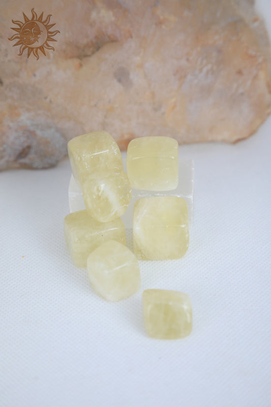 Citrine Cube Tumbles