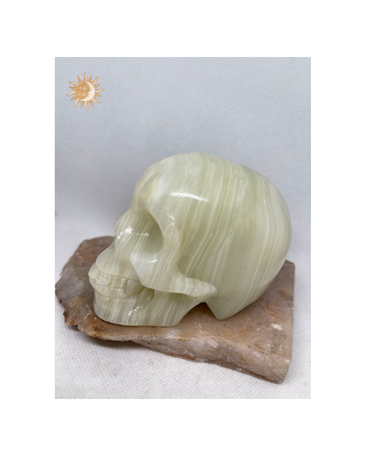 Afghan Jade Skull Carving