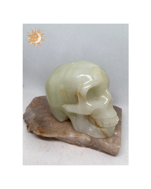 Afghan Jade Skull Carving