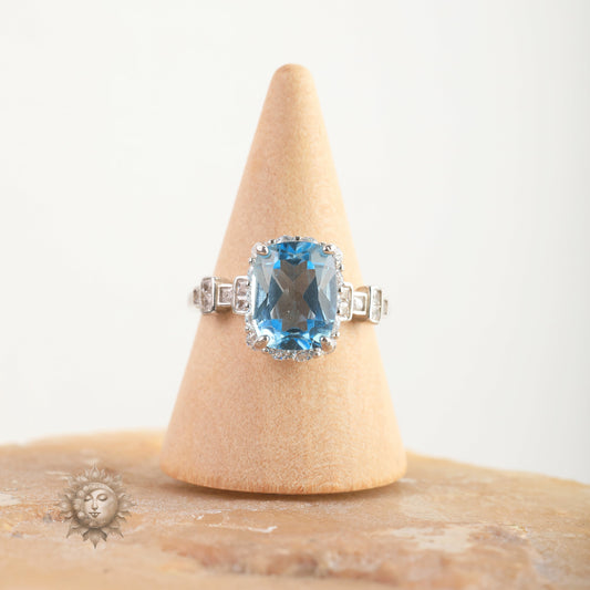 Blue Topaz Ring