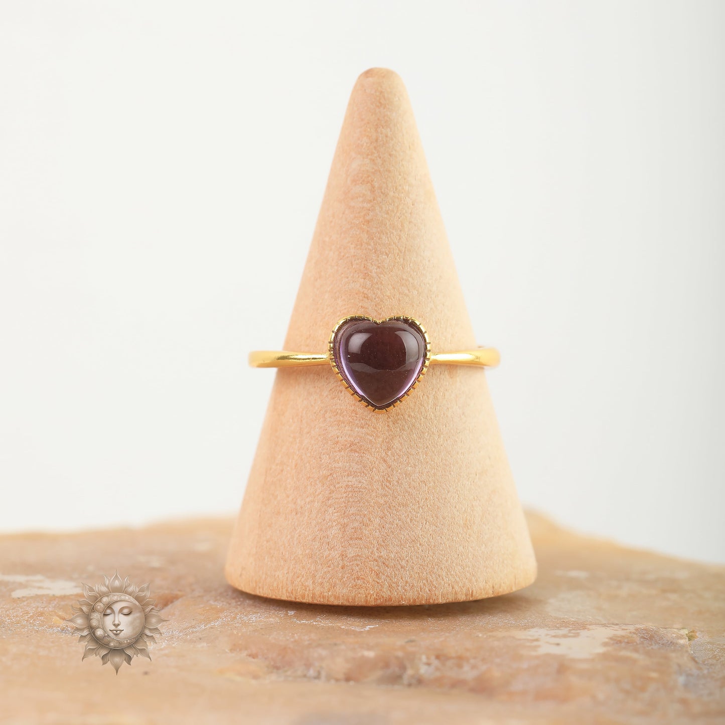 Amethyst Heart Shape Ring