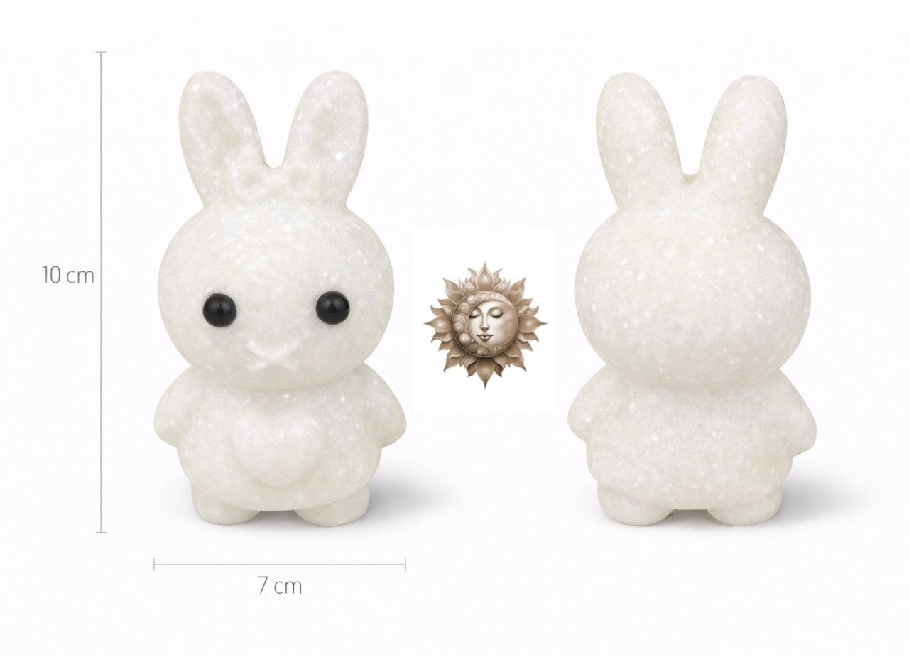 White Jade Miffy Carving