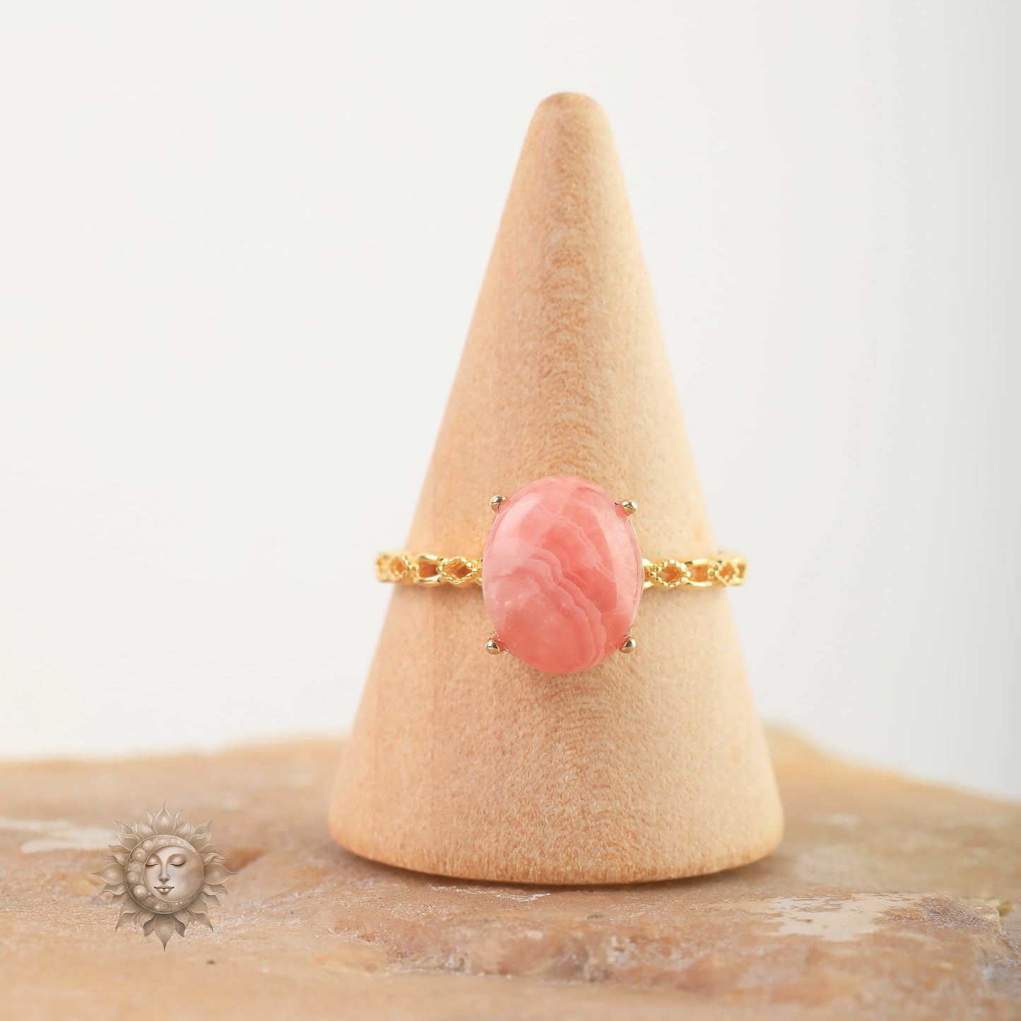 Rhodochrosite Ring