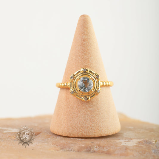 Aqua Marine Ring