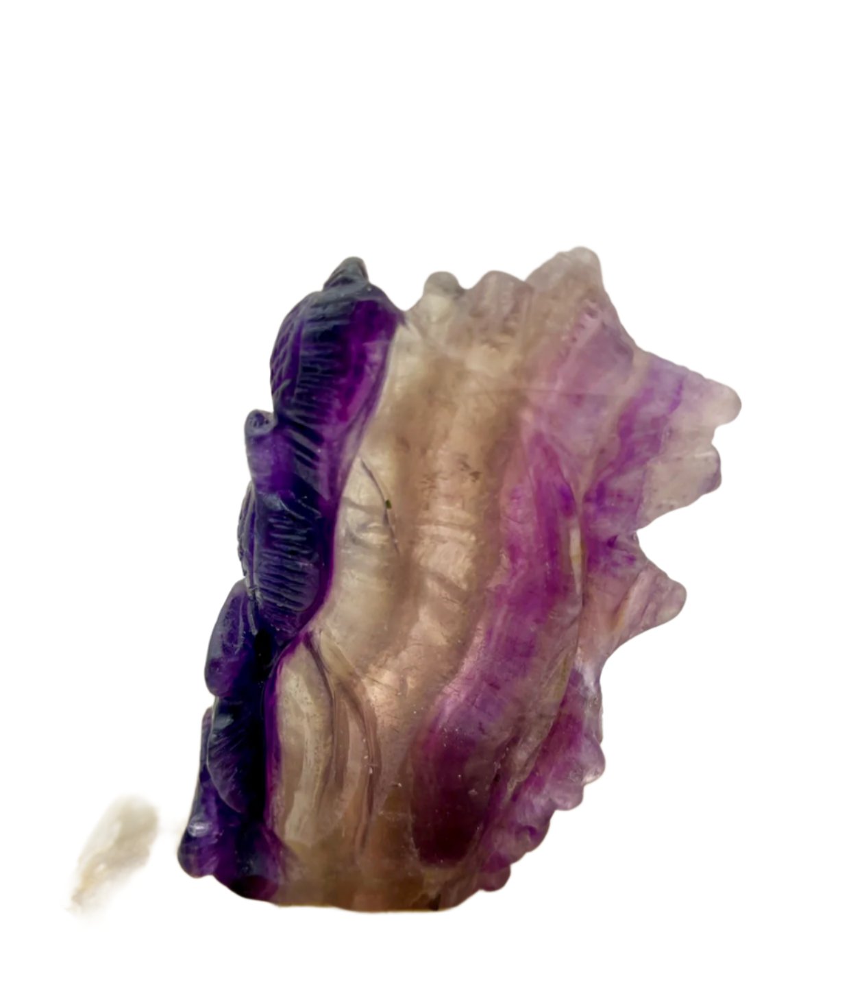 Sea Life Rainbow Fluorite Carving