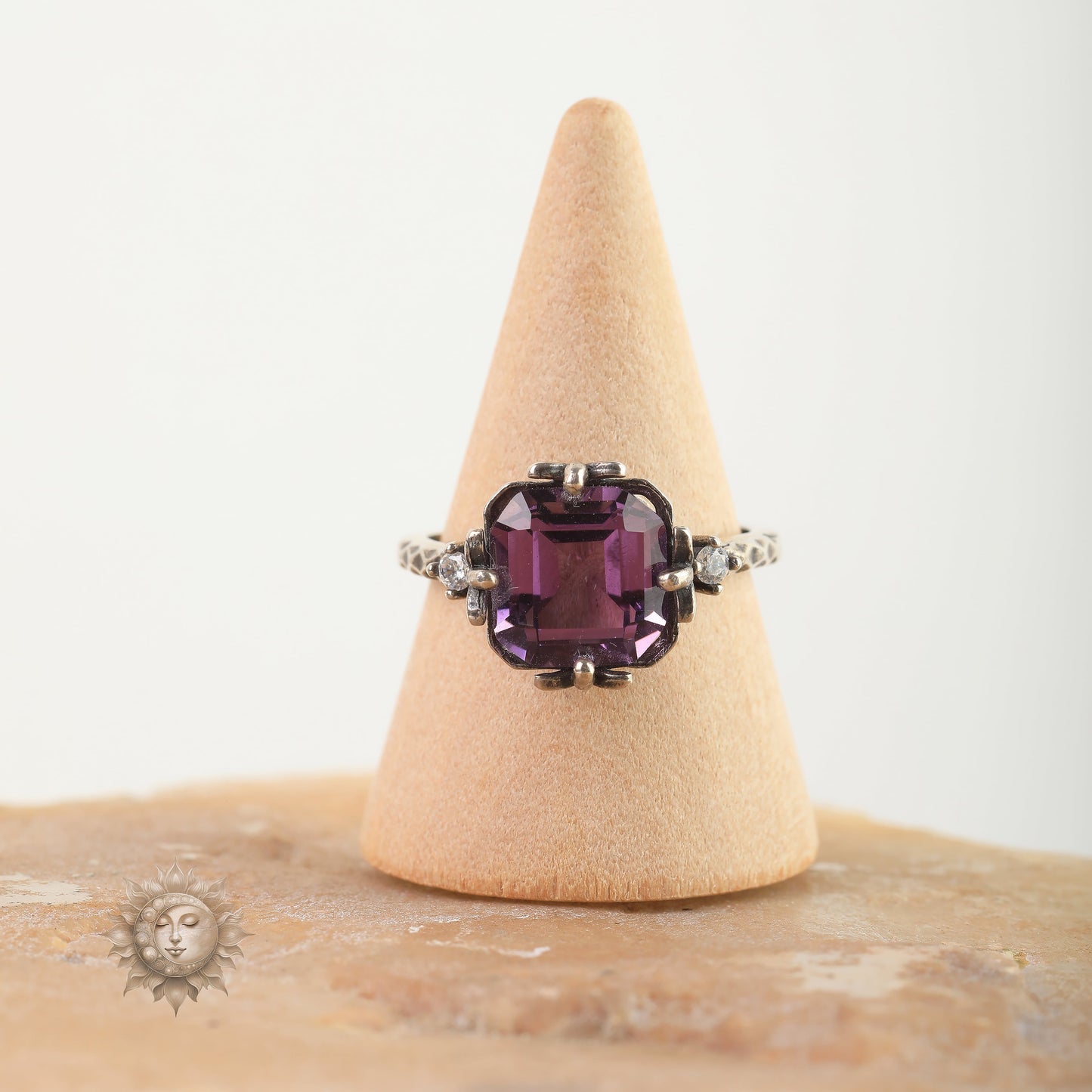 Amethyst Square Ring