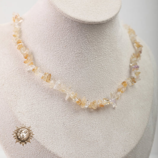 Citrine Chip Necklace