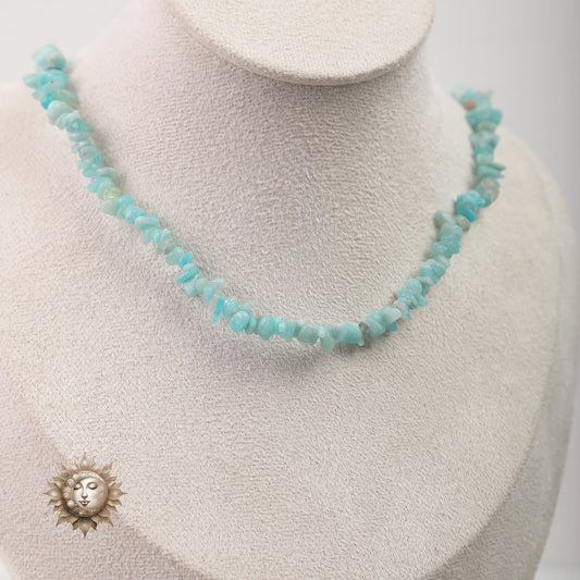 Amazonite Chip Necklace