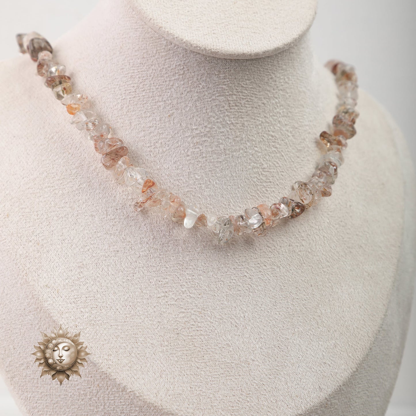 Rutilated Quartz Chip Necklace