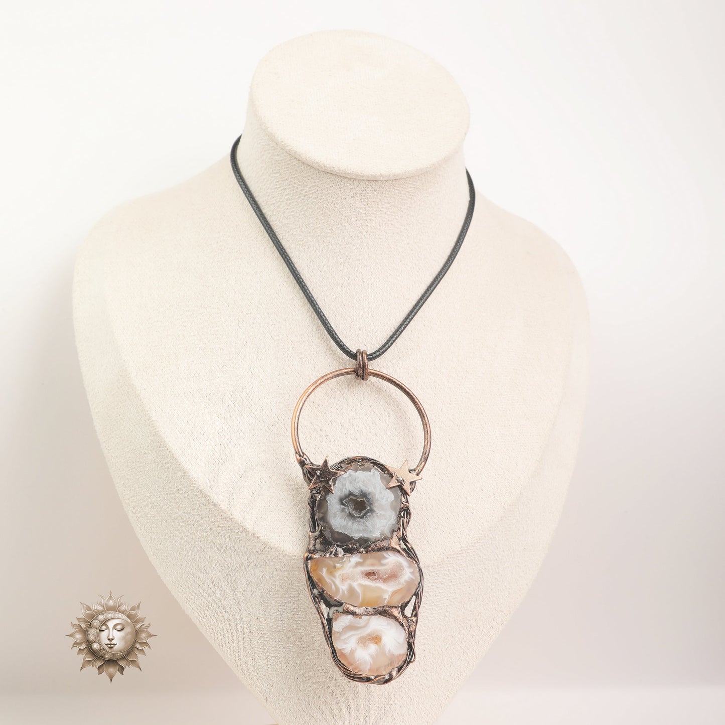 Raw Druzy Statement Necklace