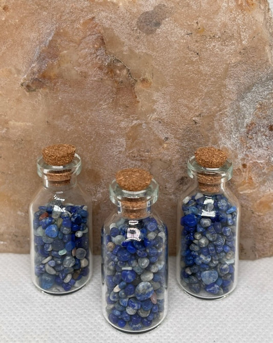 Mini Land Lapis Lazuli Wishing Bottle