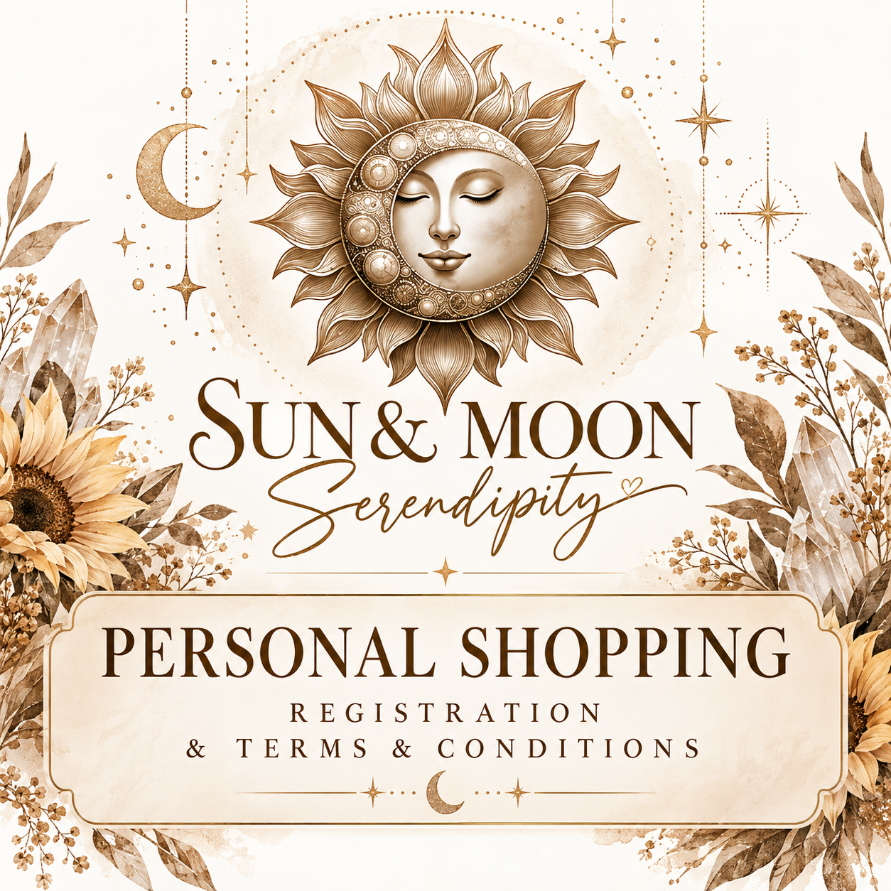PERSONAL SHOPPING REGISTRATION & TERMS