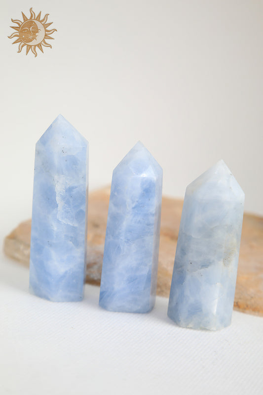 Blue Calcite Tower