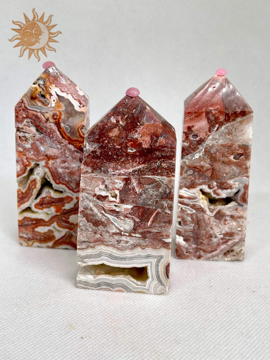 Mexican Lace Agate Towers